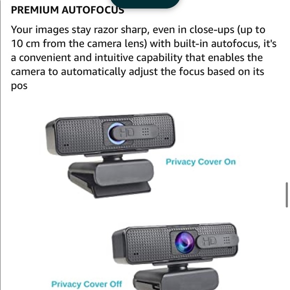 Webcam 1080P with Privacy Cover - Picture 10 of 15